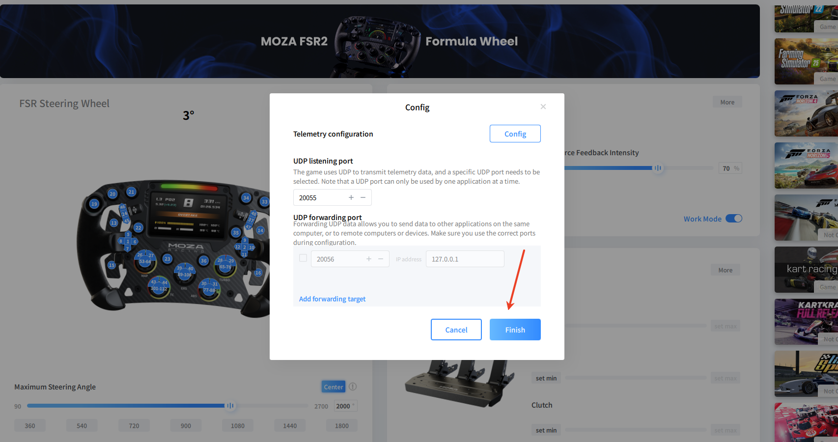 חלון התקדמות/סיום – One-Click Configuration