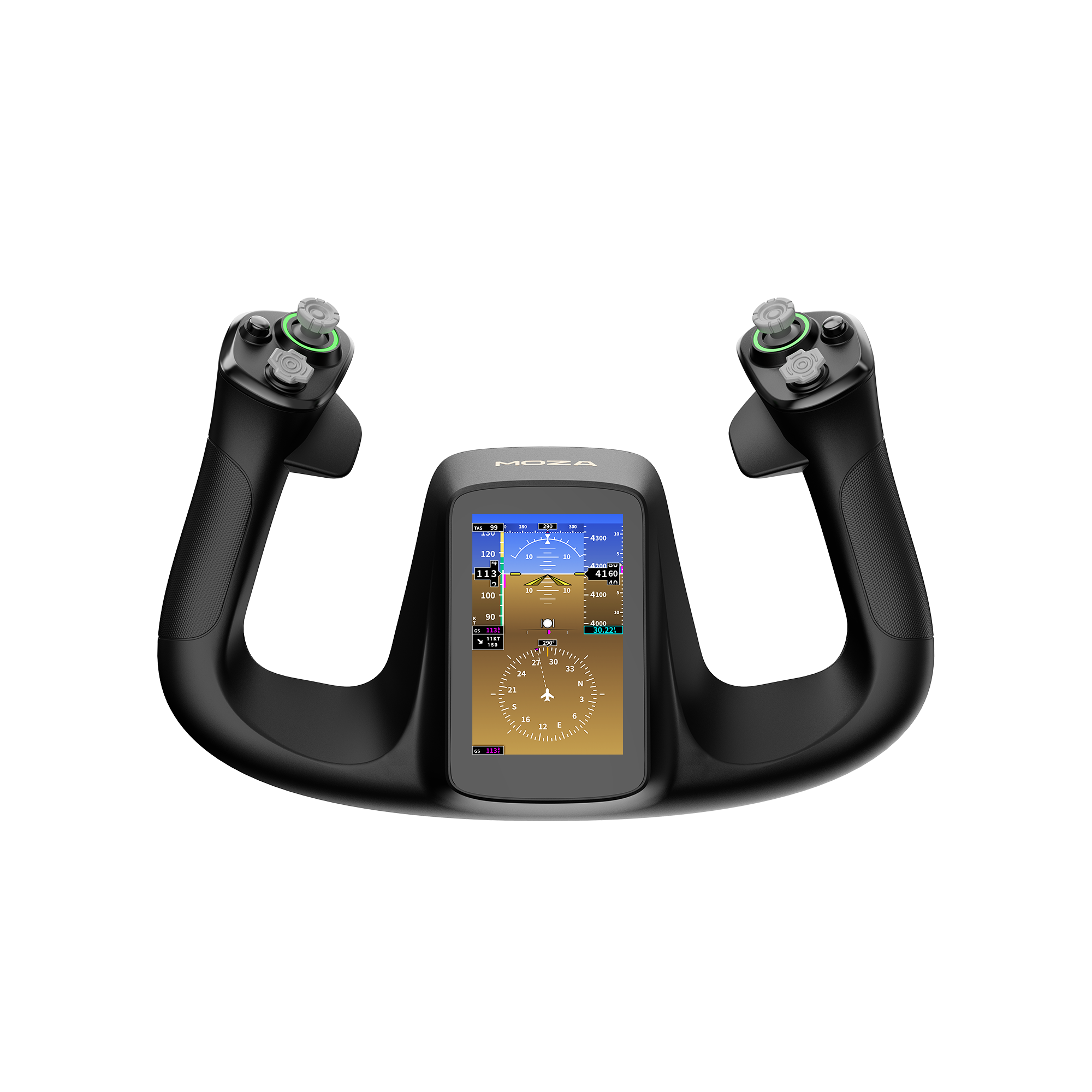 MOZA MFY Pro Yoke - יוק טיסה עם מסך מגע