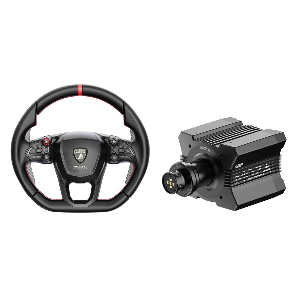 באנדל MOZA R12 V2 וחישוק Lamborghini Revuelto